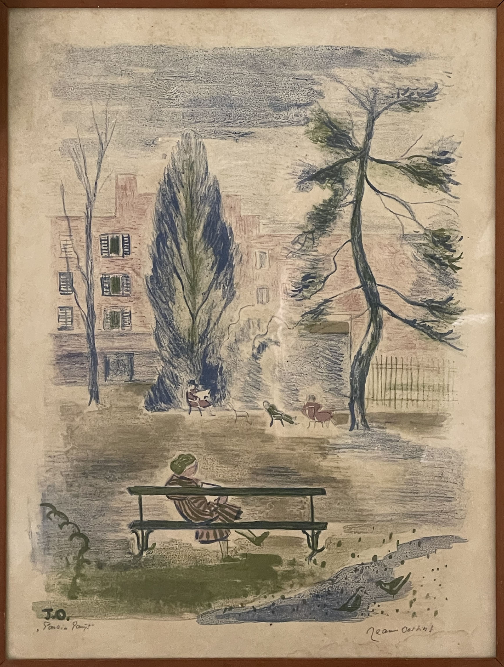 Jeanne Oosting Paysage Paris dans le parc